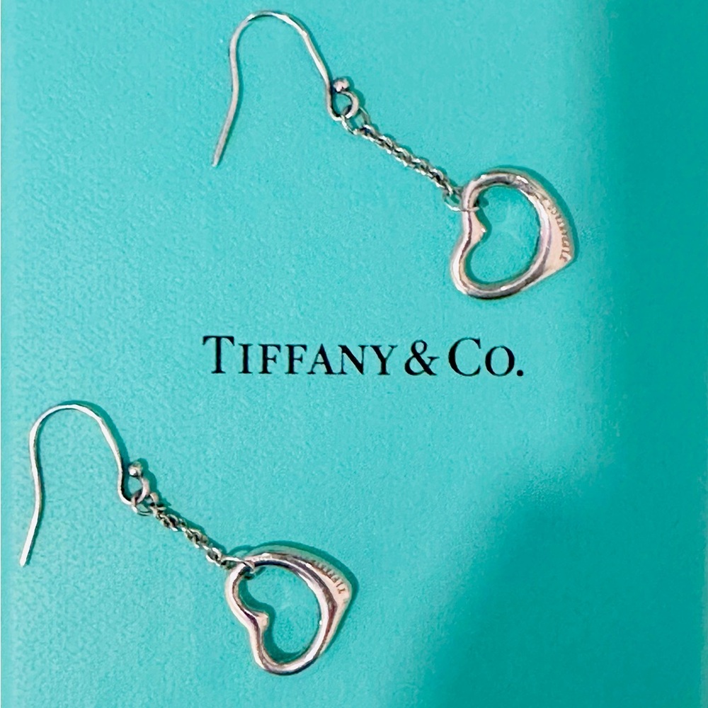 Tiffany & Co. : Dangle Open Heart, Elsa Peretti, Earrings